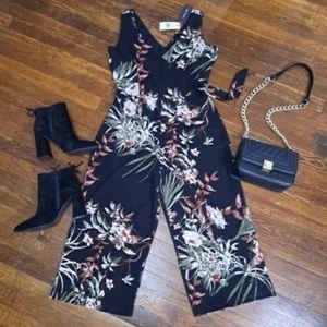 Black Tape Pant Romper NWT